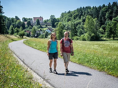 Aufseßtal bei Schloss Oberaufseß (Aufseß, Fränkische Schweiz)